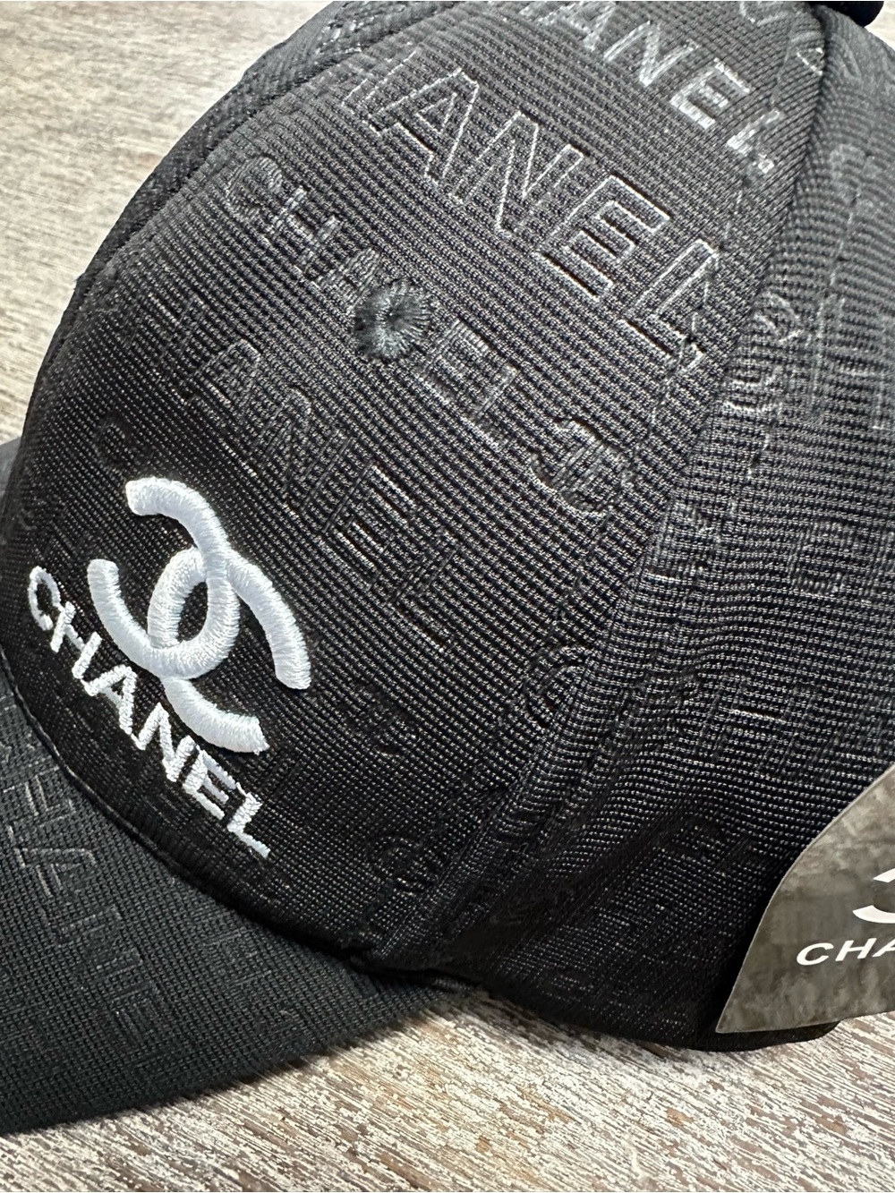 Black Logo Baseball Cap - Picture 5 of 13